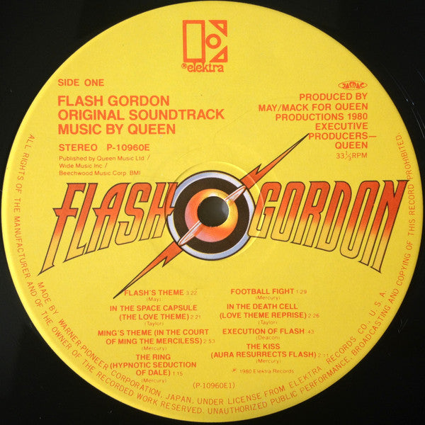 Queen - Flash Gordon (Original Soundtrack Music) (Vinyl, LP, Album) Very Good Plus (VG+) / Very Good Plus (VG+)