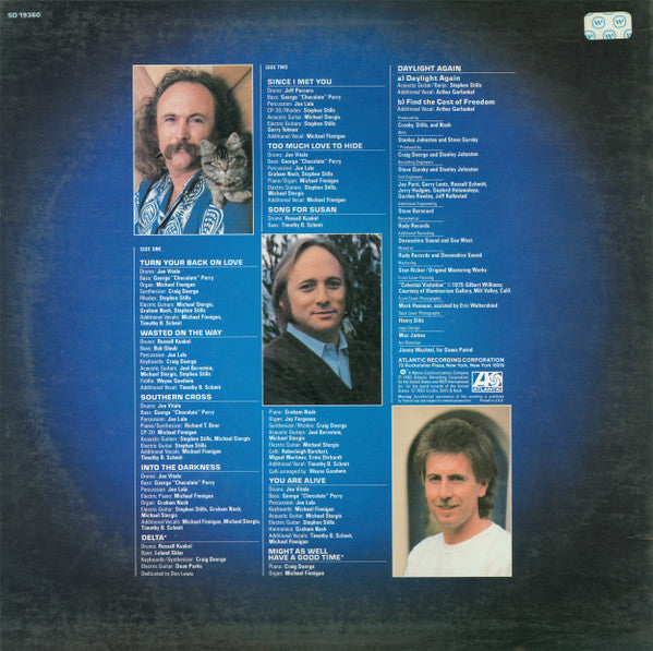 Crosby, Stills & Nash - Daylight Again (Vinyl, LP, Album, Stereo) Very Good (VG) / Very Good (VG)