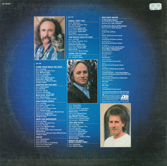 Crosby, Stills & Nash - Daylight Again (Vinyl, LP, Album, Stereo) Very Good (VG) / Very Good (VG)