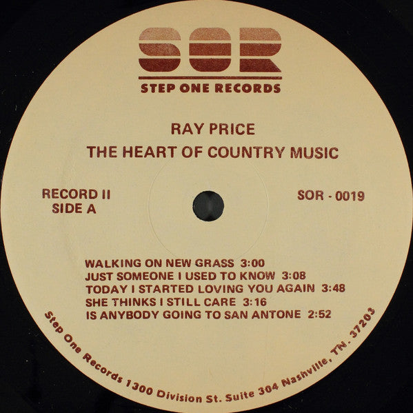 Ray Price - The Heart Of Country Music (2xVinyl, LP, Album) Good Plus (G+) / Good Plus (G+)