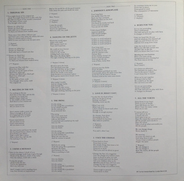 INXS - The Swing (Vinyl, LP, Album)