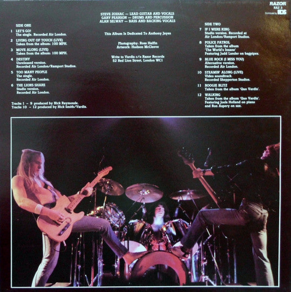 Vardis - The Lions Share (Vinyl, LP, Compilation, Stereo) Very Good Plus (VG+) / Very Good Plus (VG+)