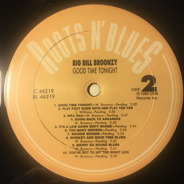 Big Bill Broonzy - Good Time Tonight (Vinyl, LP, Compilation, Remastered) Mint (M) / Mint (M)