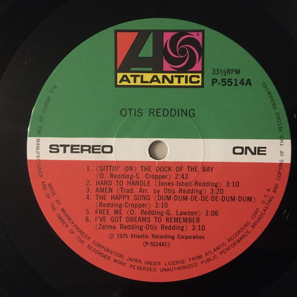 Otis Redding - Otis Redding (Vinyl, LP, Album, Compilation, Stereo)