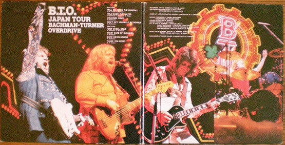 Bachman-Turner Overdrive - BTO Japan Tour (Vinyl, LP, Album, Stereo) Very Good (VG) / Very Good Plus (VG+)