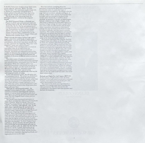 Johann Sebastian Bach - Das Wohltemperierte Klavier BWV 846-893 = T...