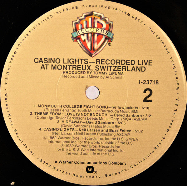 Various - Casino Lights (Vinyl, LP, Album) Very Good (VG) / Good Plus (G+)