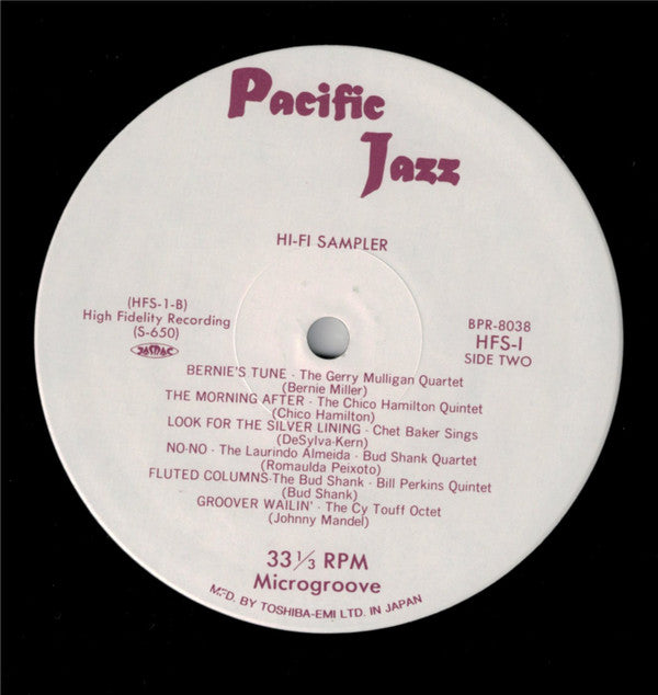 Various - Assorted Flavors Of Pacific Jazz - A Hi-Fi Sampler $1.98 (Vinyl, LP, Promo, Reissue, Sampler, Mono) Very Good Plus (VG+) / Very Good Plus (VG+)