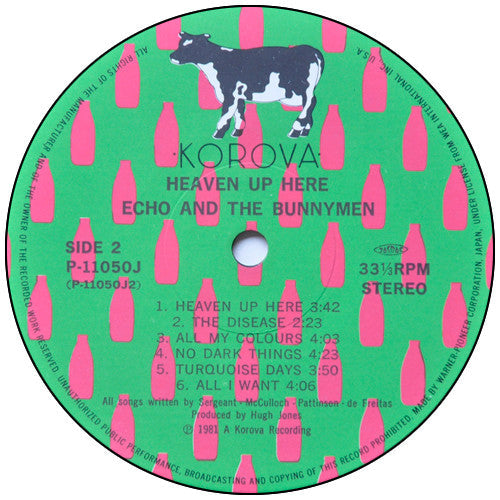 Echo & The Bunnymen - Heaven Up Here (Vinyl, LP, Album)