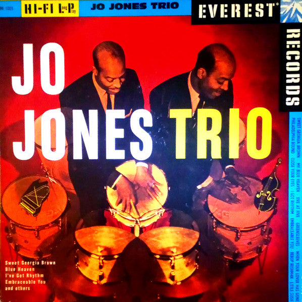 The Jo Jones Trio - Jo Jones Trio (Vinyl, LP, Album, Reissue) Very Good Plus (VG+) / Very Good (VG)
