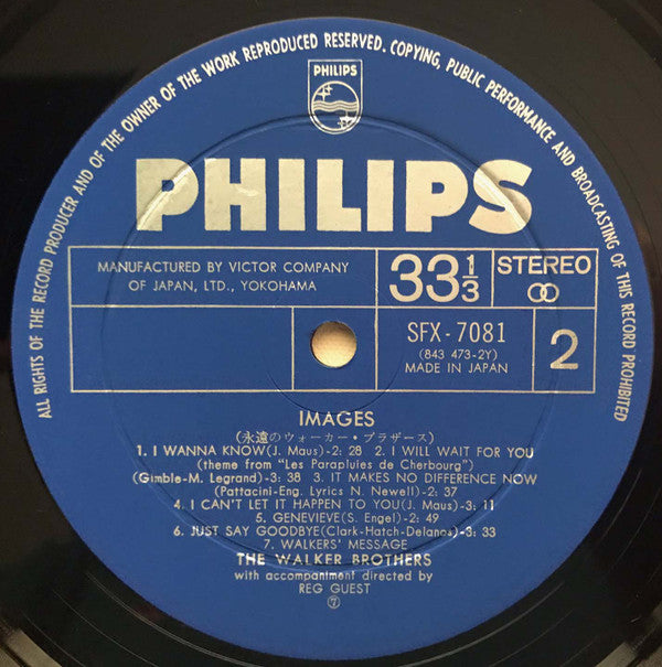The Walker Brothers - Images = 永遠の (Vinyl, LP, Album)