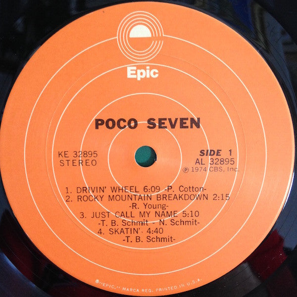 Poco (3) - Poco Seven (Vinyl, LP, Album) Very Good (VG) / Very Good (VG)