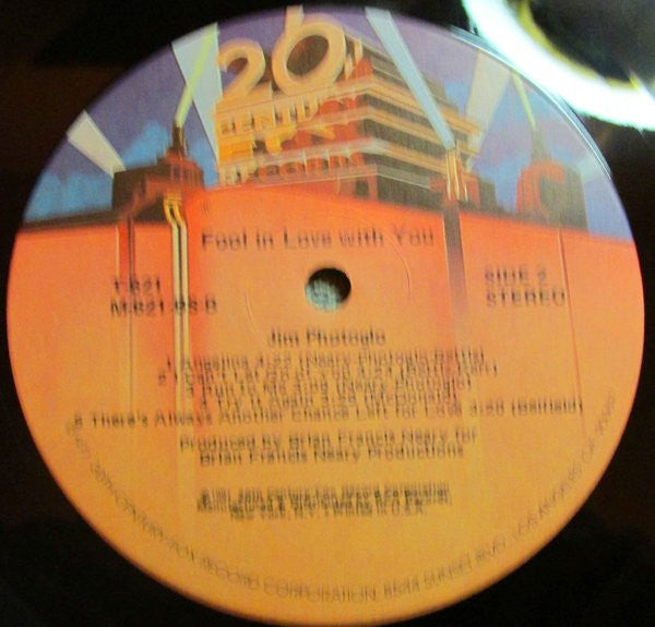 Jim Photoglo - Fool In Love With You (Vinyl, LP, Album) Very Good Plus (VG+) / Good Plus (G+)