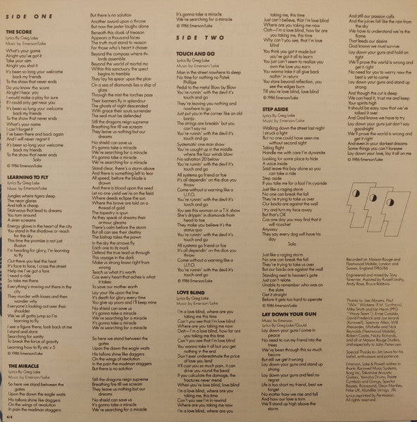 Emerson, Lake & Powell - Emerson, Lake & Powell (Vinyl, LP, Album) Very Good Plus (VG+) / Very Good Plus (VG+)