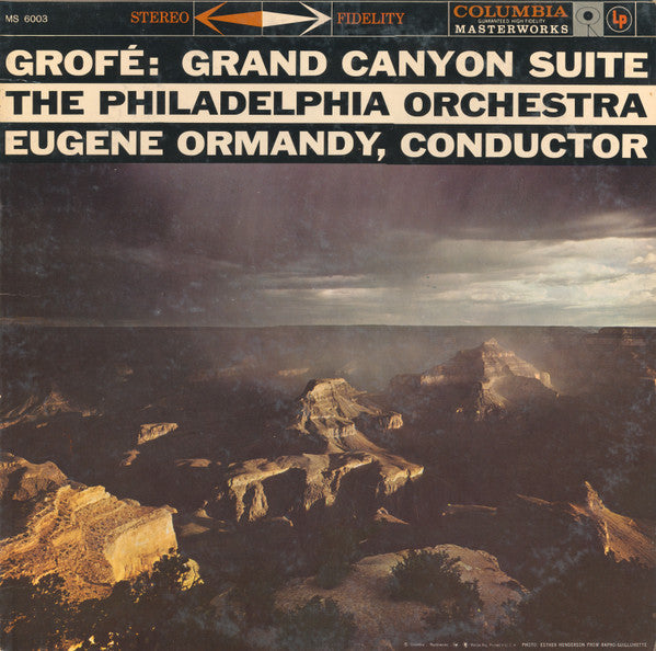 Ferde Grofé - Grand Canyon Suite (Vinyl, LP, Album, Stereo) Very Good (VG) / Very Good (VG)