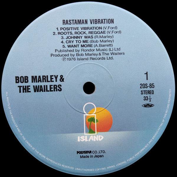 Bob Marley & The Wailers - Rastaman Vibration (Vinyl, LP, Album, Reissue) Very Good Plus (VG+) / Very Good Plus (VG+)