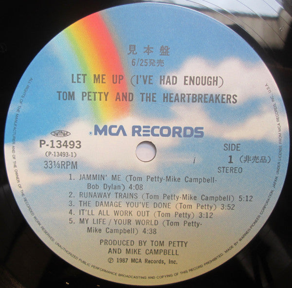 Tom Petty And The Heartbreakers - Let Me Up (I've Had Enough) (Vinyl, LP, Album, Promo, Stereo) Very Good Plus (VG+) / Very Good Plus (VG+)
