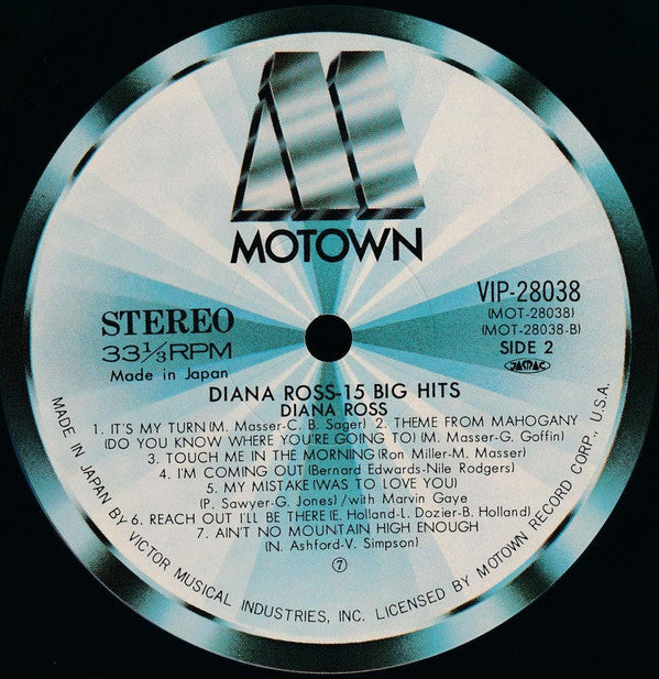 Diana Ross - 15 Big Hits (Vinyl, LP, Compilation)