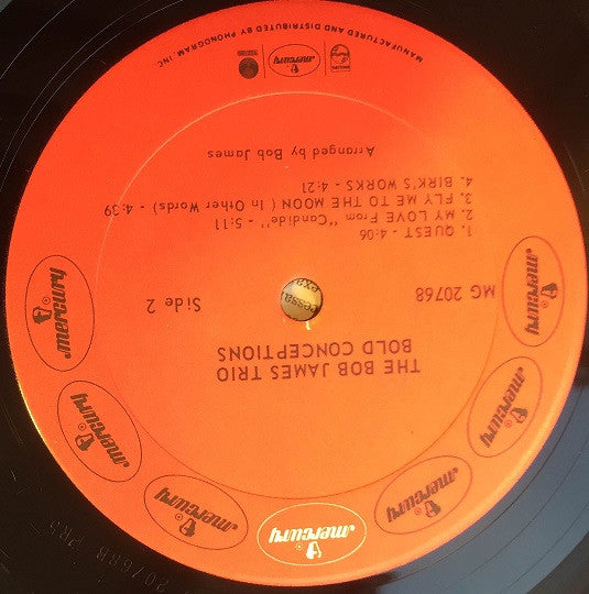 Bob James Trio - Bold Conceptions (Vinyl, LP, Album, Reissue, Mono) Very Good Plus (VG+) / Very Good (VG)