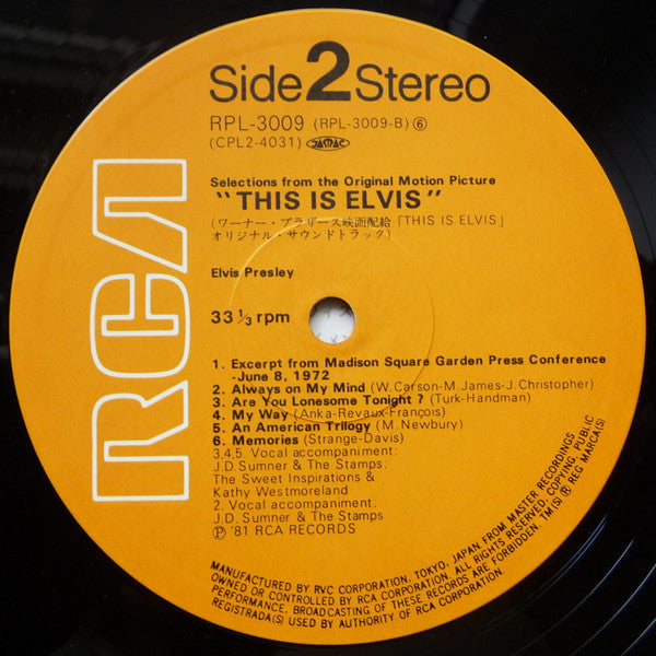 Elvis Presley - This Is Elvis (Selections From The Original Sound T...