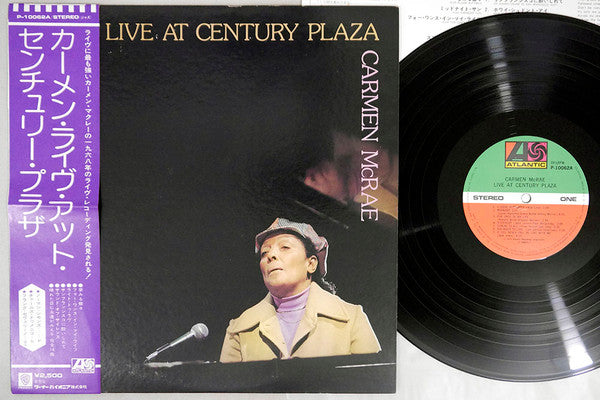 Carmen McRae - Live At Century Plaza (Vinyl, LP, Album, Stereo) Very Good Plus (VG+) / Very Good Plus (VG+)