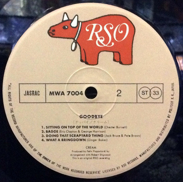 Cream (2) - Goodbye (Vinyl, LP, Album)