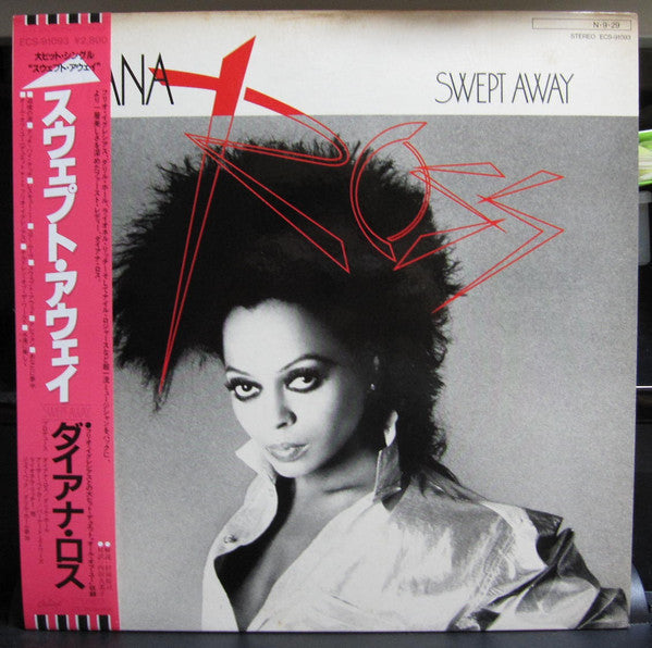 Diana Ross - Swept Away (Vinyl, LP, Album) Very Good (VG) / Good Plus (G+)
