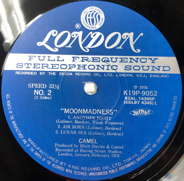 Camel - Moonmadness (Vinyl, LP, Album, Reissue) Very Good Plus (VG+) / Very Good Plus (VG+)