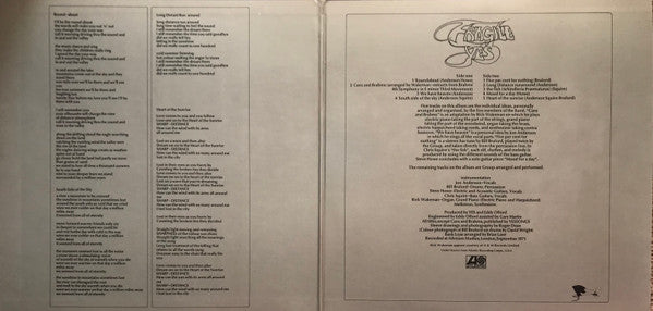 Yes - Fragile (Vinyl, LP, Album, Limited Edition, Reissue)
