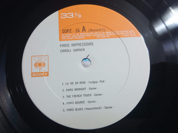 Erroll Garner - Paris Impressions (2xVinyl, LP, Album, Mono) Very Good Plus (VG+) / Very Good (VG)