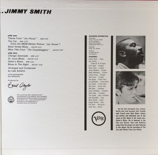 Jimmy Smith - The Cat (Vinyl, LP, Album, Reissue)