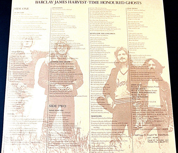 Barclay James Harvest - Time Honoured Ghosts (Vinyl, LP, Album) Very Good (VG) / Very Good (VG)