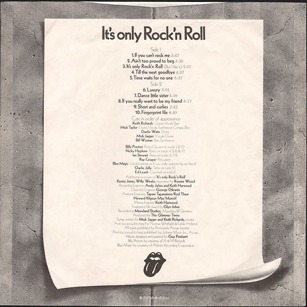 The Rolling Stones - It's Only Rock 'N Roll (Vinyl, LP, Album, Reis...