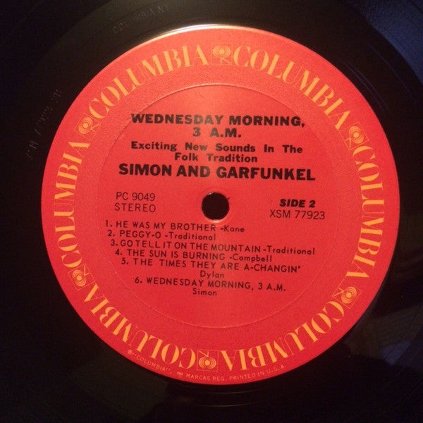 Simon & Garfunkel - Wednesday Morning, 3 A.M. (Vinyl, LP, Album, Reissue, Stereo) Very Good Plus (VG+) / Very Good (VG)