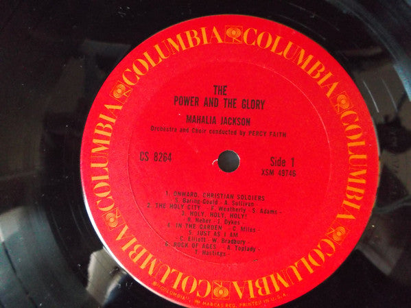 Mahalia Jackson - The Power And The Glory (Vinyl, LP, Album, Stereo, Reissue) Very Good Plus (VG+) / Very Good Plus (VG+)