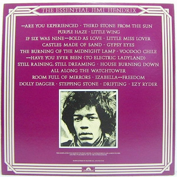 Jimi Hendrix - The Essential Jimi Hendrix (2xVinyl, Vinyl, All Media, LP, 7", 33 ⅓ RPM, Single Sided, Compilation) Near Mint (NM or M-) / Very Good (VG)