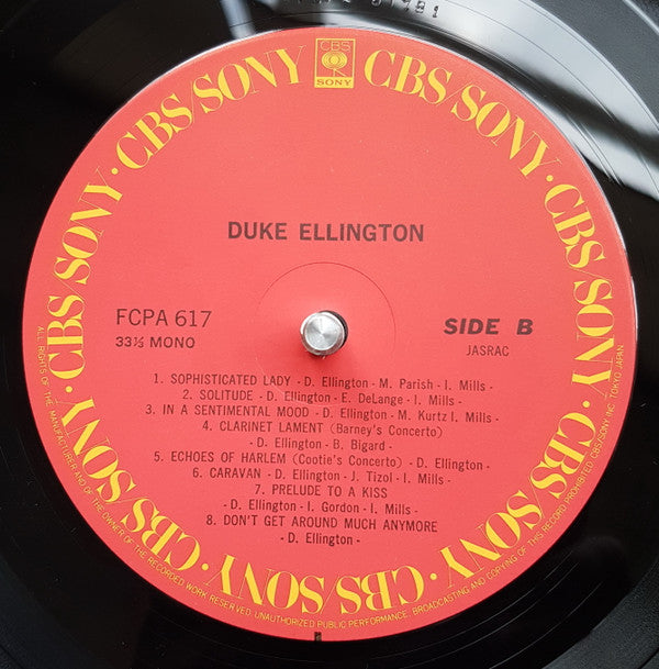 Duke Ellington - Duke Ellington (Vinyl, LP, Compilation, Club Edition, Mono) Very Good Plus (VG+) / Very Good Plus (VG+)