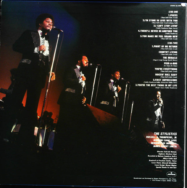 The Stylistics - Live In Japan (Vinyl, LP, Album, Numbered) Very Good Plus (VG+) / Very Good Plus (VG+)