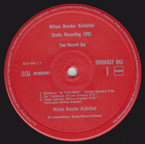 Willem Breuker Kollektief - In Holland (2xVinyl, LP, Album) Near Mint (NM or M-) / Very Good Plus (VG+)