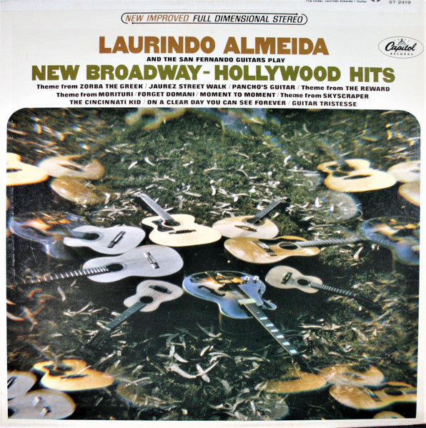 Laurindo Almeida - New Broadway-Hollywood Hits (Vinyl, LP, Album, Stereo) Good Plus (G+) / Very Good (VG)