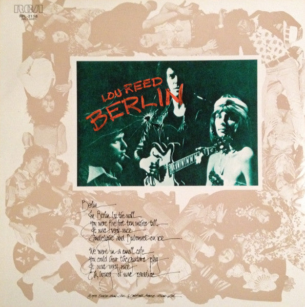 Lou Reed - Berlin (Vinyl, LP, Album, Reissue) Very Good (VG) / Very Good (VG)