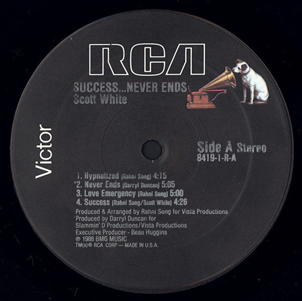 Scott White - Success... Never Ends (Vinyl, LP, Album) Very Good (VG) / Very Good (VG)