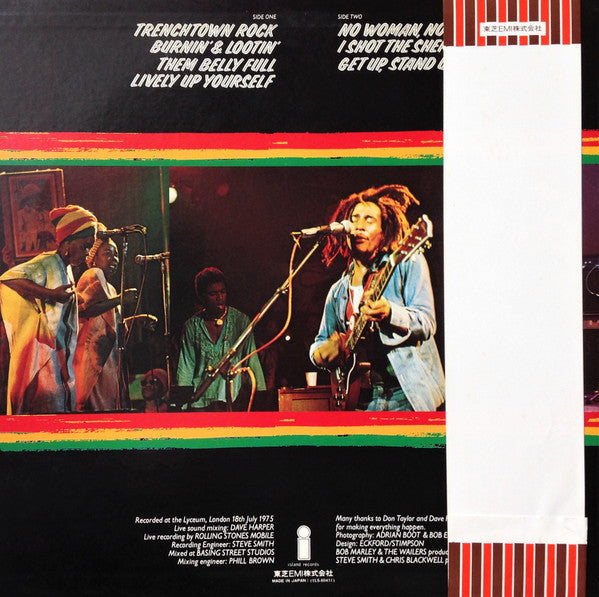 Bob Marley & The Wailers - Live! = ライヴ! (Vinyl, LP, Album, Stereo)