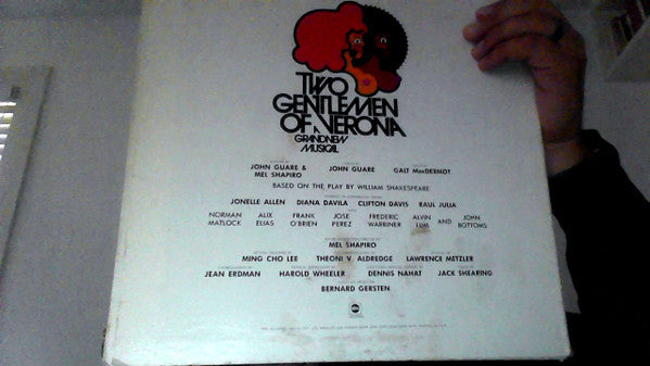 Various - Two Gentlemen Of Verona: A Grand New Musical (Original Broadway Cast Recording) (2xVinyl, LP) Very Good (VG) / Good Plus (G+)