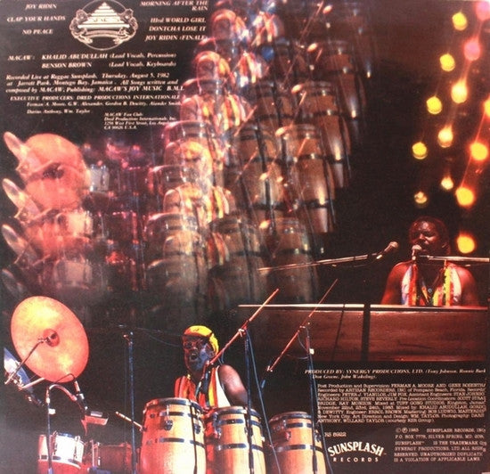 Macaw (2) - Live At Reggae Sunsplash (Vinyl, LP) Good Plus (G+) / Good Plus (G+)