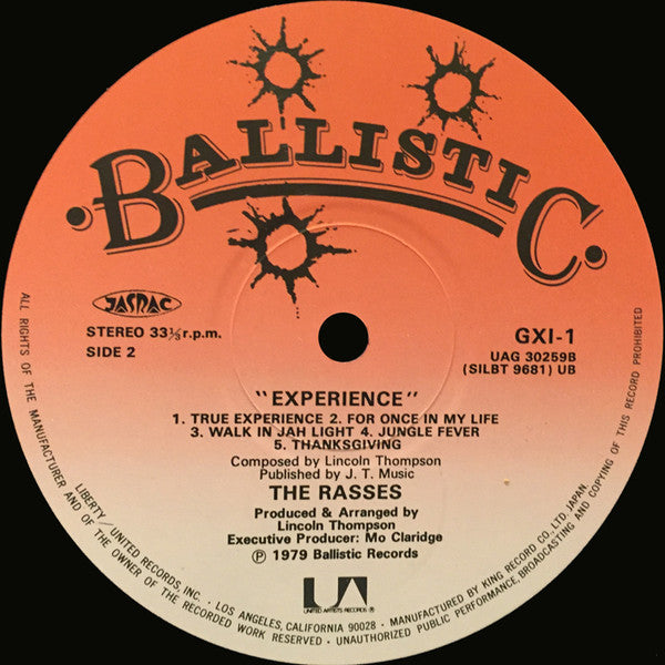 The Royal Rasses - Experience (Vinyl, LP, Album)