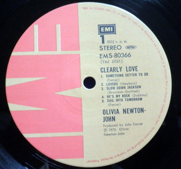 Olivia Newton-John - Clearly Love (Vinyl, LP, Album) Very Good Plus (VG+) / Very Good (VG)