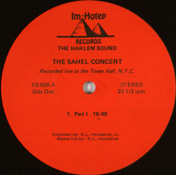 Roy Brooks And The Artistic Truth - Black Survival - "The Sahel Concert" At Town Hall (Vinyl, LP, Album) Very Good Plus (VG+) / Very Good Plus (VG+)