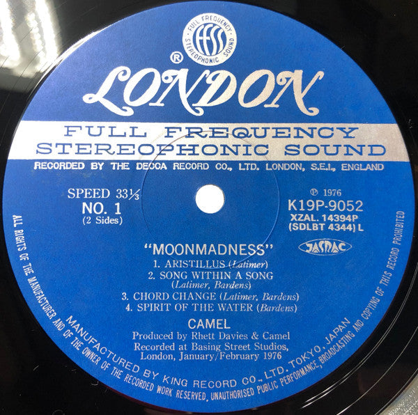 Camel - Moonmadness (Vinyl, LP, Album, Reissue) Very Good Plus (VG+) / Very Good Plus (VG+)