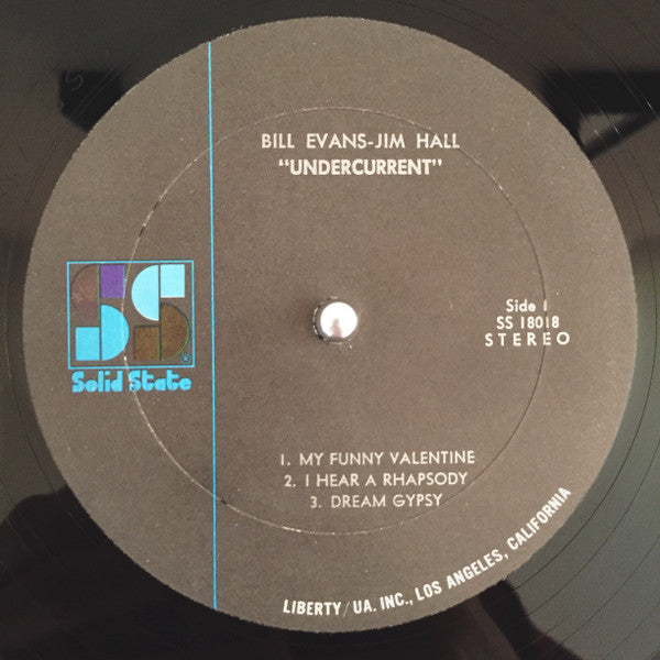 Bill Evans - Undercurrent (Vinyl, LP, Album, Stereo, Reissue) Very Good Plus (VG+) / Very Good (VG)